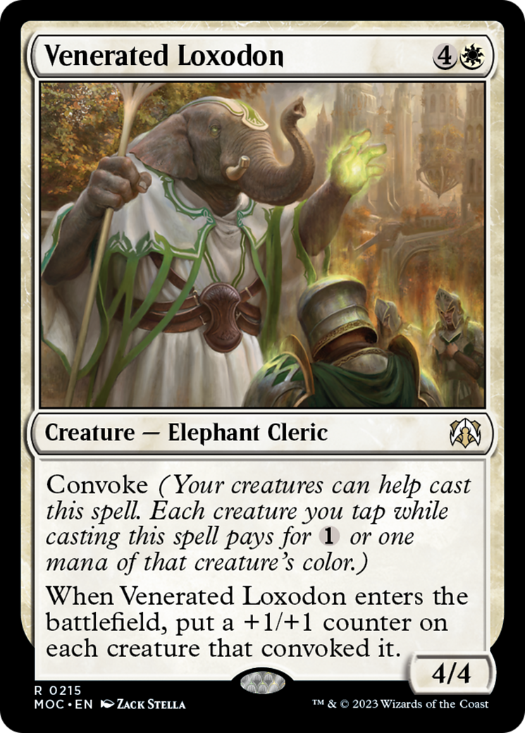 Venerated Loxodon [March of the Machine Commander] | Lots Moore NSW