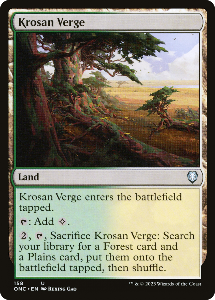 Krosan Verge [Phyrexia: All Will Be One Commander] | Lots Moore NSW
