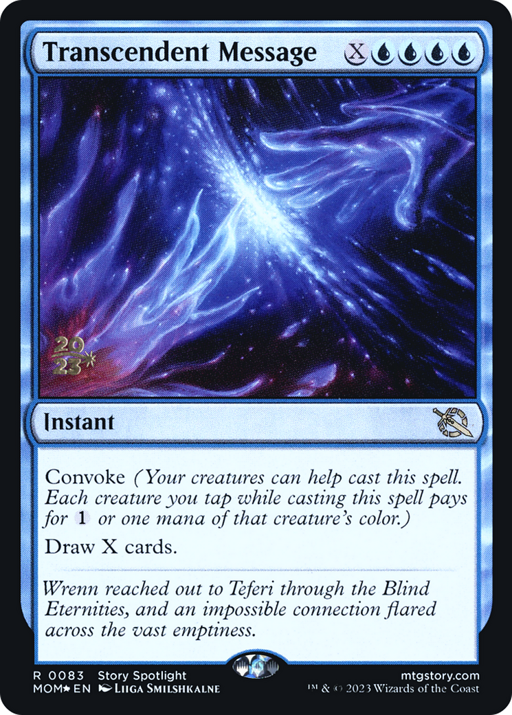Transcendent Message [March of the Machine Prerelease Promos] | Lots Moore NSW
