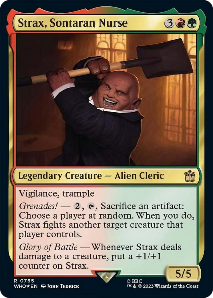 Strax, Sontaran Nurse (Surge Foil) [Doctor Who] | Lots Moore NSW