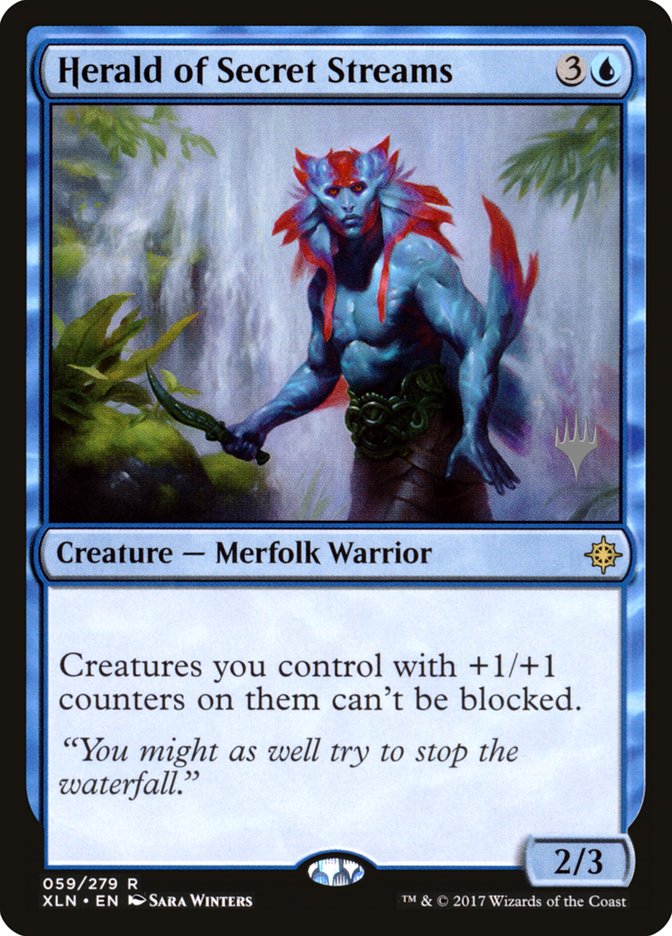 Herald of Secret Streams (Promo Pack) [Ixalan Promos] | Lots Moore NSW