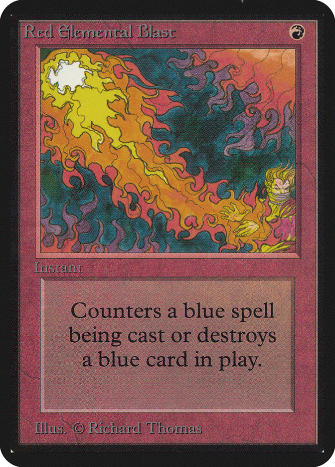 Red Elemental Blast [Alpha Edition] | Lots Moore NSW