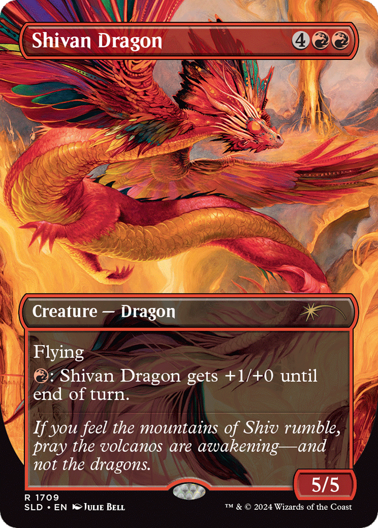 Shivan Dragon (Rainbow Foil) [Secret Lair Drop Series] | Lots Moore NSW