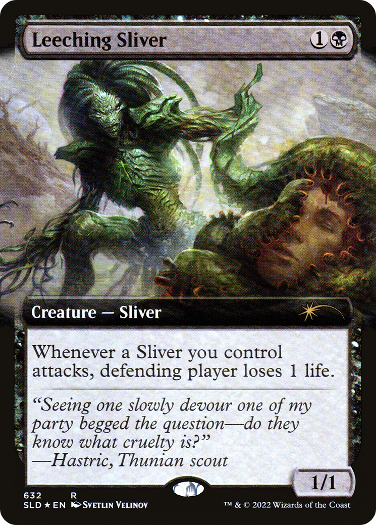 Leeching Sliver (Extended Art) [Secret Lair Drop Promos] | Lots Moore NSW