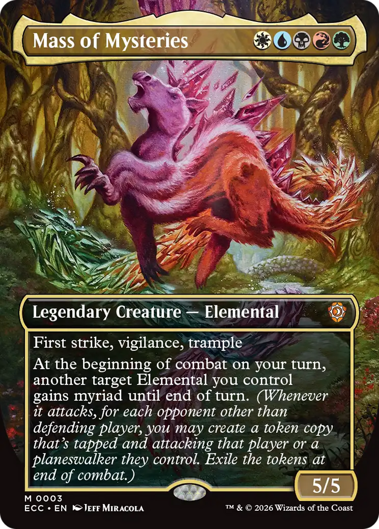 Mass of Mysteries (Borderless) [Lorwyn Eclipsed Commander] | Lots Moore NSW