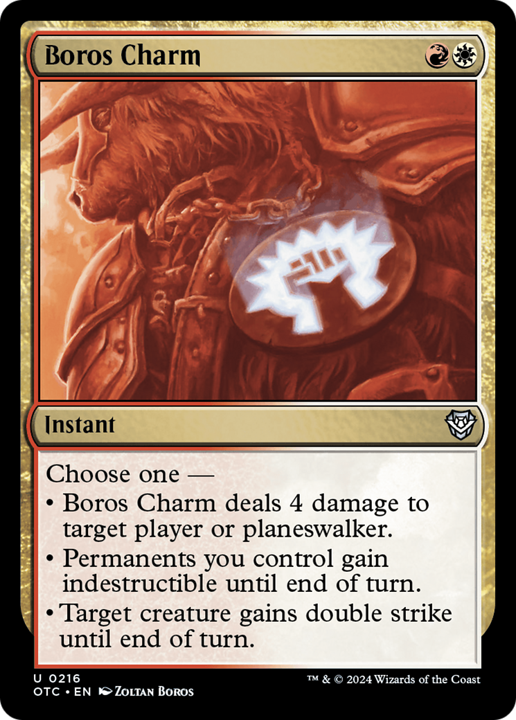 Boros Charm [Outlaws of Thunder Junction Commander] | Lots Moore NSW