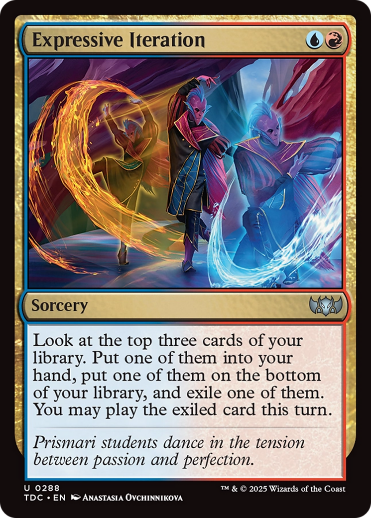 Expressive Iteration [Tarkir: Dragonstorm Commander] | Lots Moore NSW