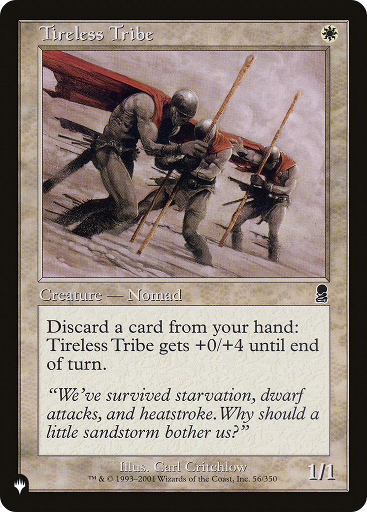 Tireless Tribe [The List Reprints] | Lots Moore NSW