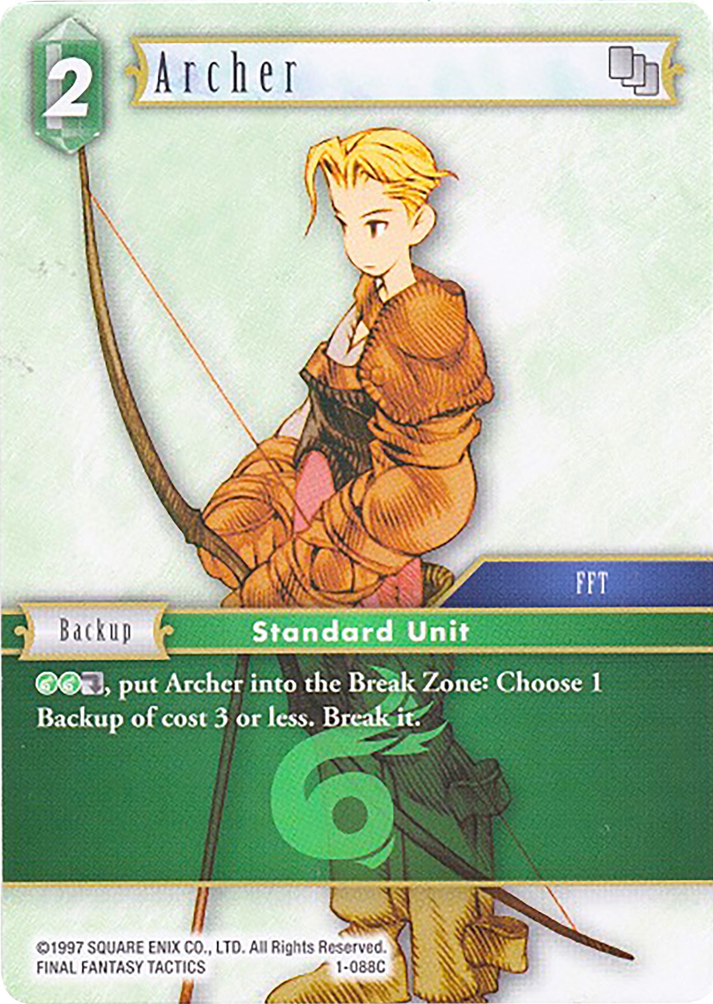 Archer (Male Unit) (Deck Exclusive) [Opus I] | Lots Moore NSW