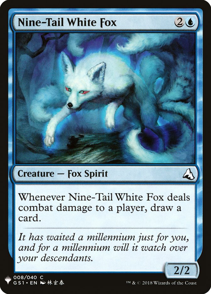Nine-Tail White Fox [Mystery Booster] | Lots Moore NSW