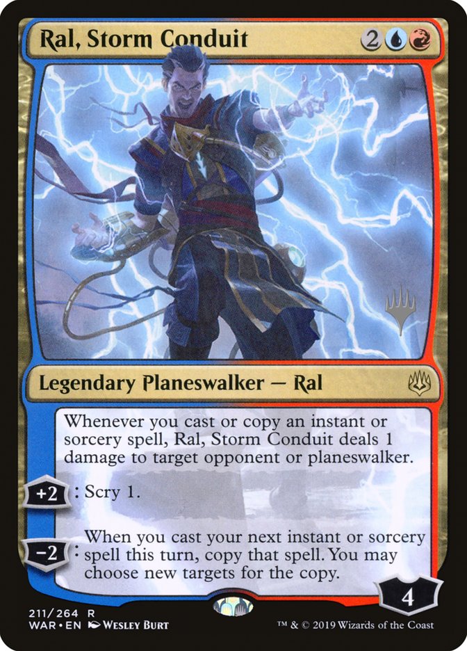 Ral, Storm Conduit (Promo Pack) [War of the Spark Promos] | Lots Moore NSW