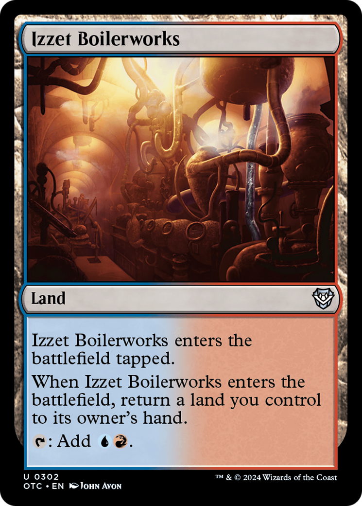 Izzet Boilerworks [Outlaws of Thunder Junction Commander] | Lots Moore NSW