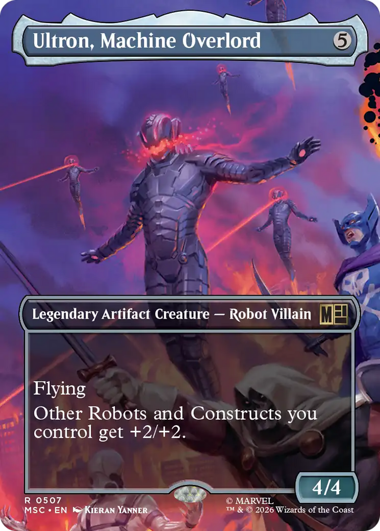 Ultron, Machine Overlord (Borderless) [Marvel Super Heroes Commander] | Lots Moore NSW