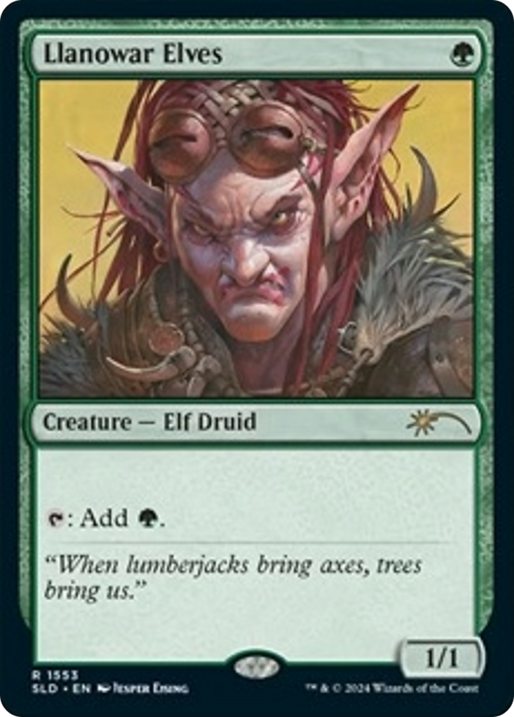 Llanowar Elves (1553) [Secret Lair Drop Series] | Lots Moore NSW