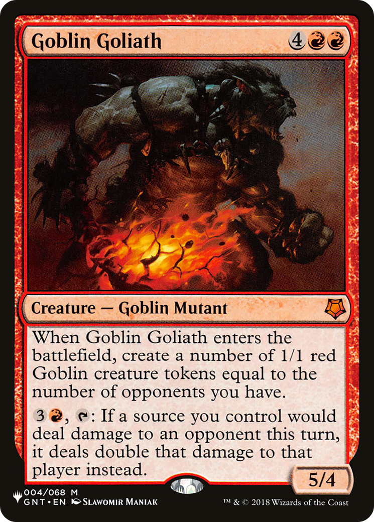 Goblin Goliath [The List] | Lots Moore NSW