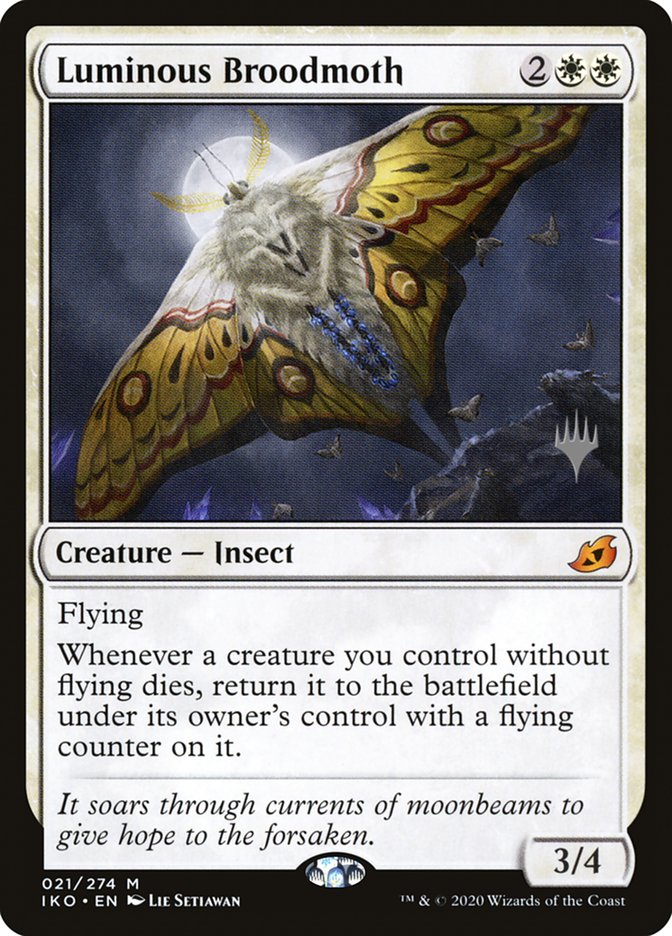 Luminous Broodmoth (Promo Pack) [Ikoria: Lair of Behemoths Promos] | Lots Moore NSW