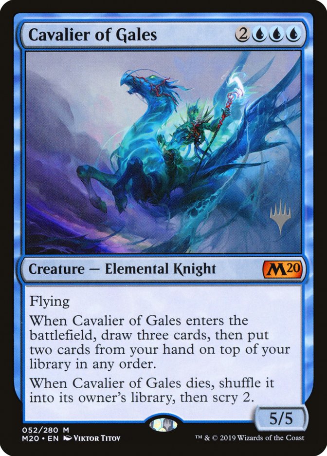 Cavalier of Gales (Promo Pack) [Core Set 2020 Promos] | Lots Moore NSW