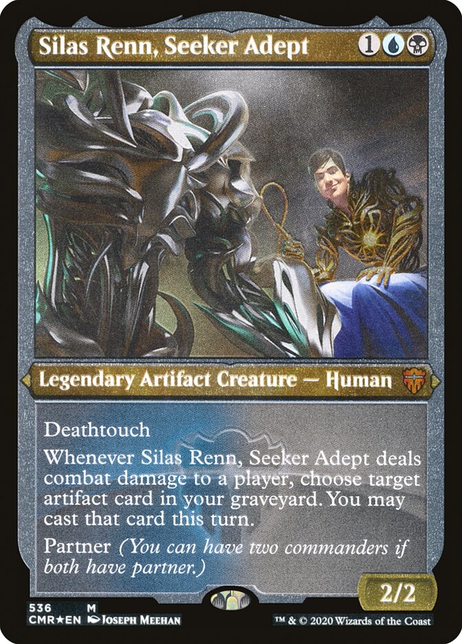 Silas Renn, Seeker Adept (Etched) [Commander Legends] | Lots Moore NSW