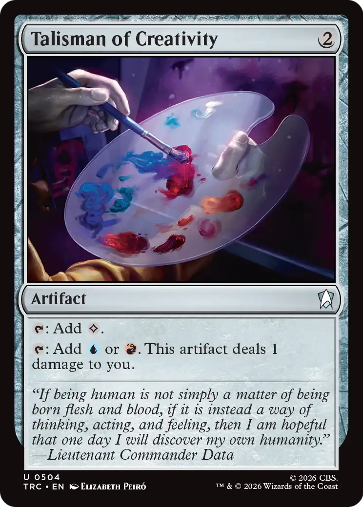 Talisman of Creativity (Surge Foil) [Star Trek Commander] | Lots Moore NSW