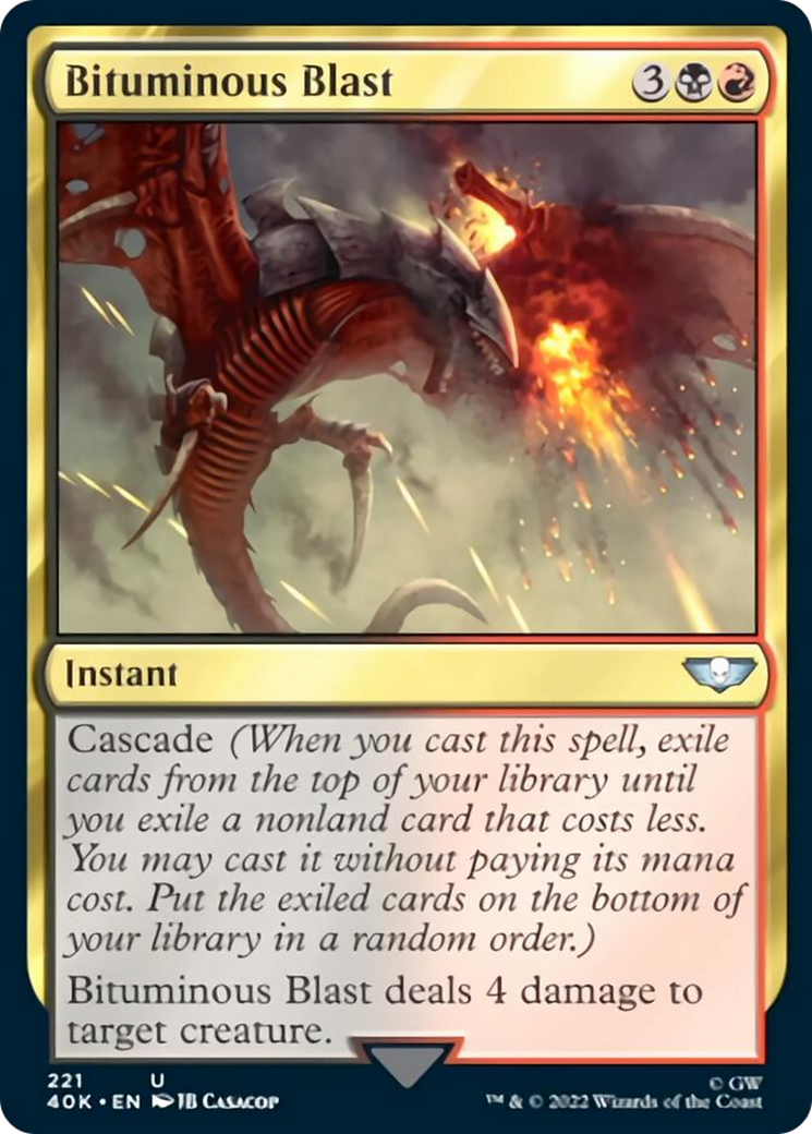 Bituminous Blast (Surge Foil) [Warhammer 40,000] | Lots Moore NSW