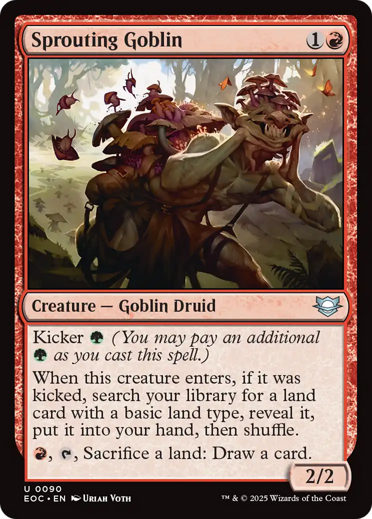 Sprouting Goblin [Edge of Eternities Commander] | Lots Moore NSW