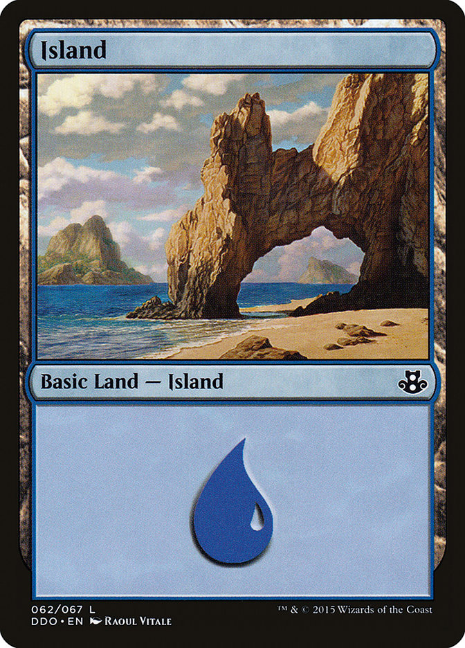 Island (62) [Duel Decks: Elspeth vs. Kiora] | Lots Moore NSW