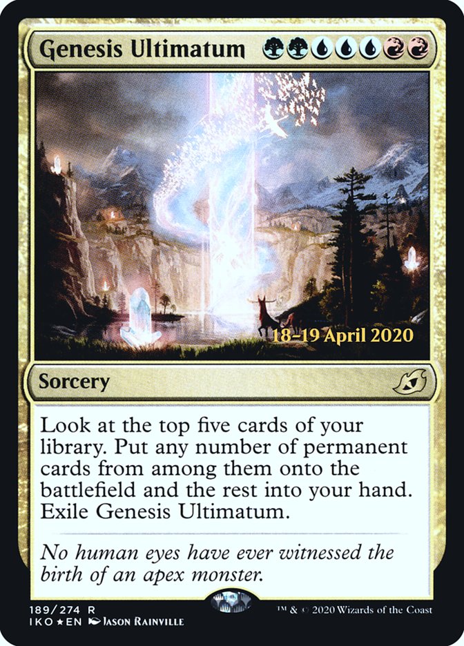 Genesis Ultimatum [Ikoria: Lair of Behemoths Prerelease Promos] | Lots Moore NSW