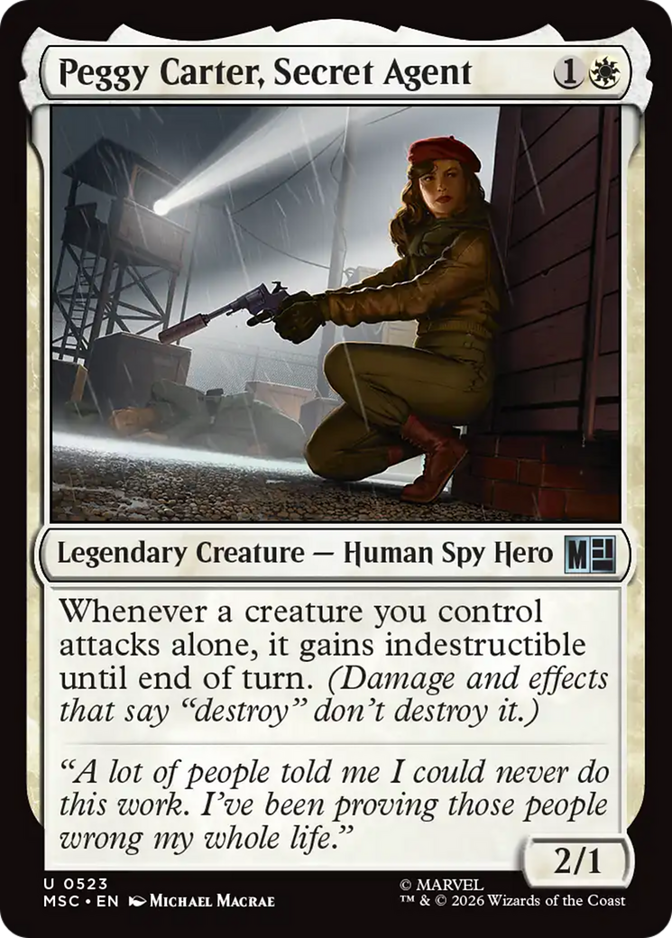 Peggy Carter, Secret Agent [Marvel Super Heroes Commander] | Lots Moore NSW