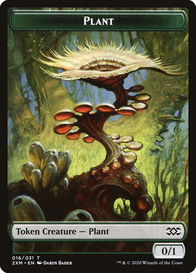 Eldrazi Spawn // Plant Double-Sided Token [Double Masters Tokens] | Lots Moore NSW