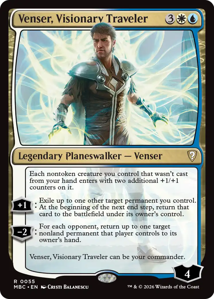 Venser, Visionary Traveler [Mystery Booster: Commander Edition] | Lots Moore NSW