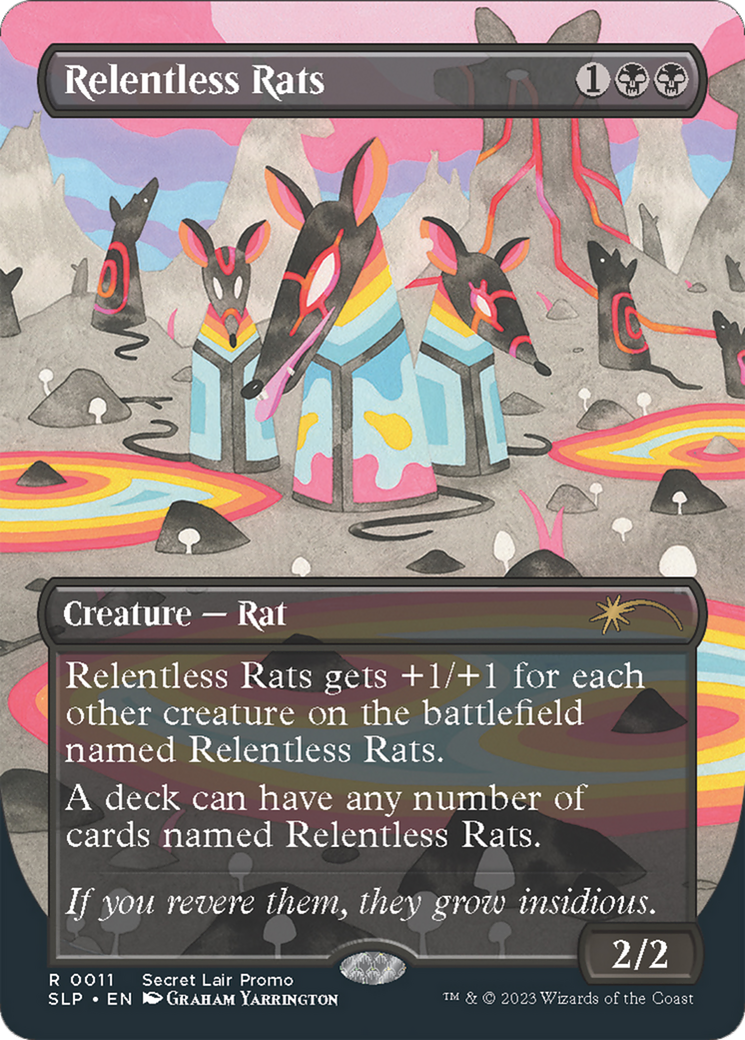 Relentless Rats (0011) [Secret Lair Showdown] | Lots Moore NSW