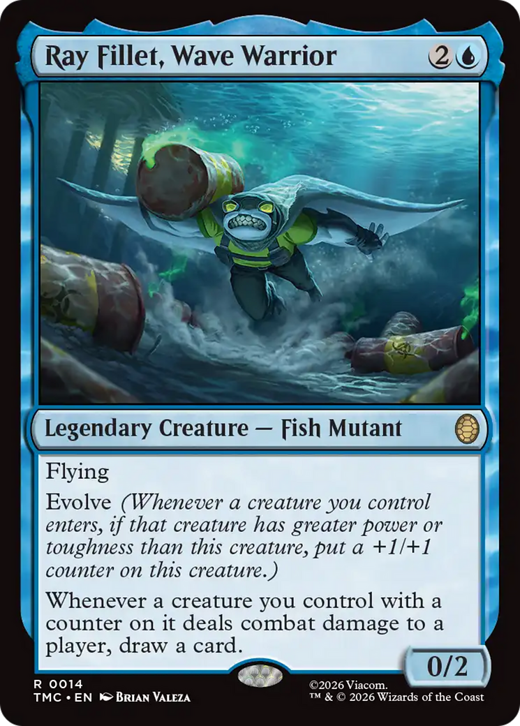 Ray Fillet, Wave Warrior [Teenage Mutant Ninja Turtles Commander] | Lots Moore NSW