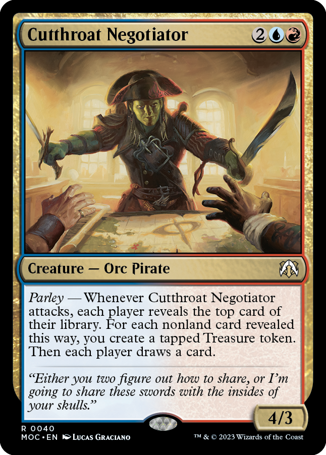 Cutthroat Negotiator [March of the Machine Commander] | Lots Moore NSW