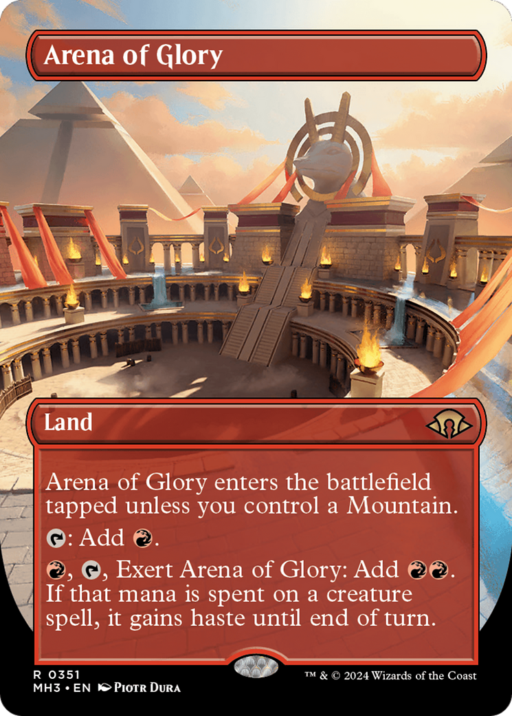 Arena of Glory (Borderless) [Modern Horizons 3] | Lots Moore NSW
