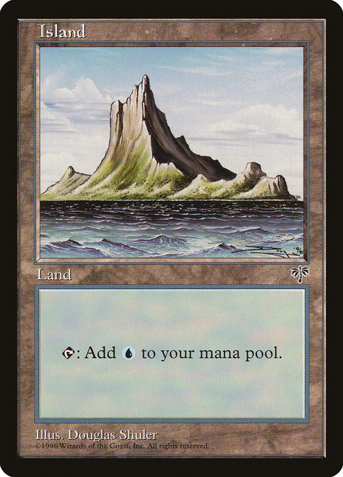 Island (No Tree / Blue Sky / Peak on Left) [Mirage] | Lots Moore NSW