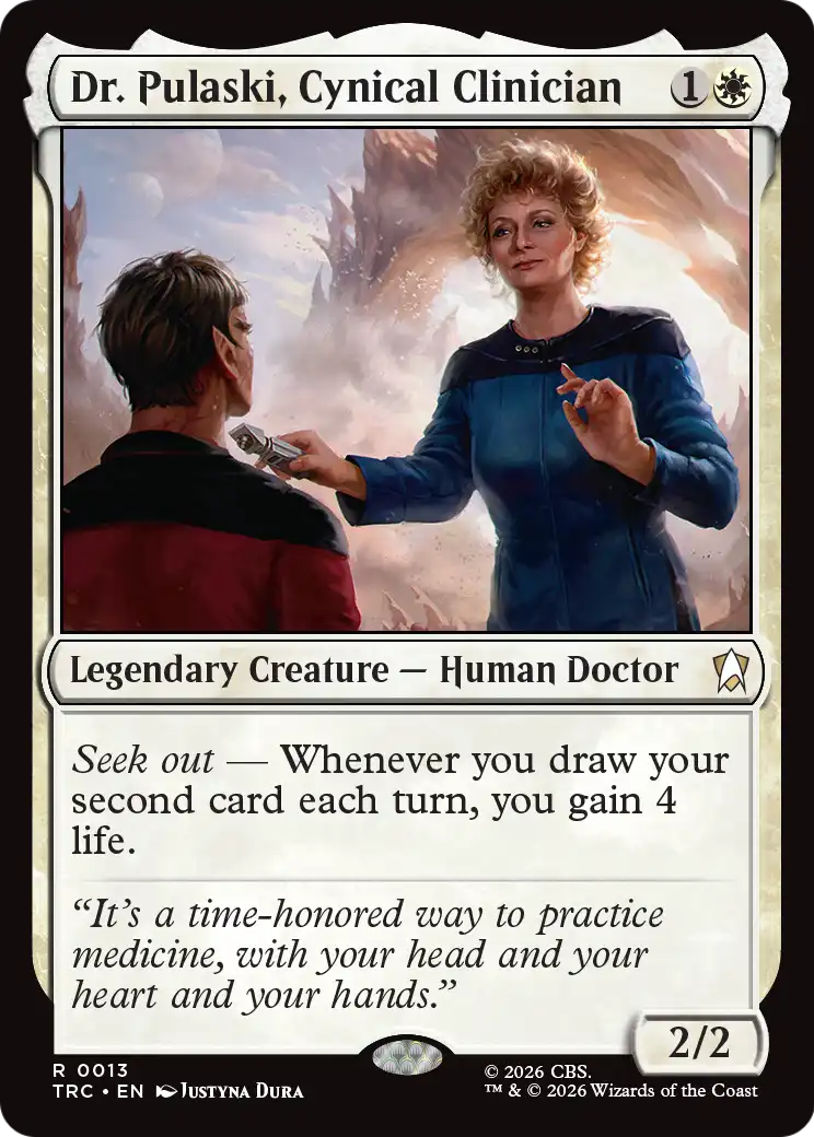 Dr. Pulaski, Cynical Clinician (Surge Foil) [Star Trek Commander] | Lots Moore NSW