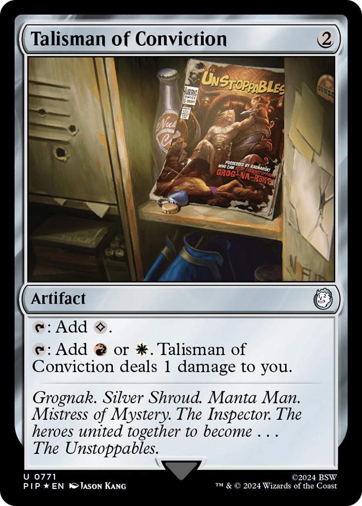 Talisman of Conviction (Surge Foil) [Fallout] | Lots Moore NSW