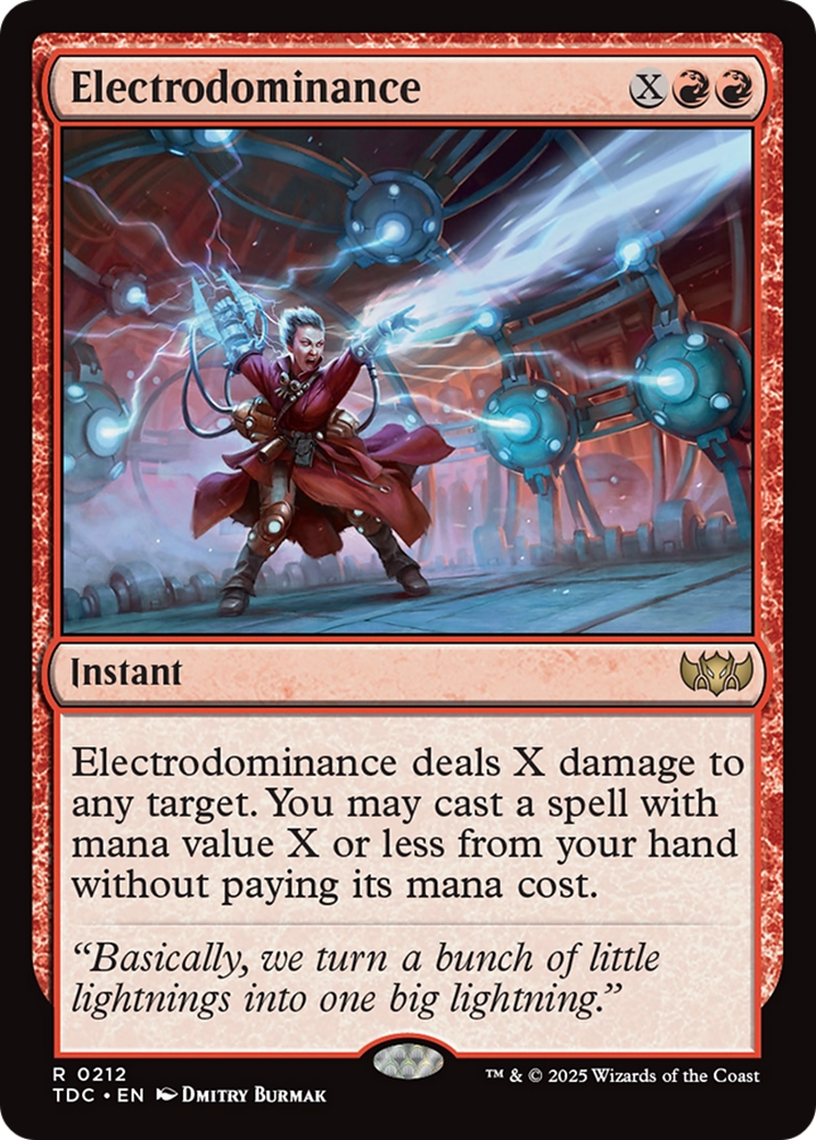 Electrodominance [Tarkir: Dragonstorm Commander] | Lots Moore NSW