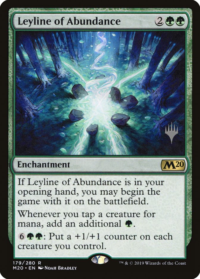 Leyline of Abundance (Promo Pack) [Core Set 2020 Promos] | Lots Moore NSW