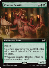 Curator Beastie (Extended Art) [Duskmourn: House of Horror Commander] | Lots Moore NSW