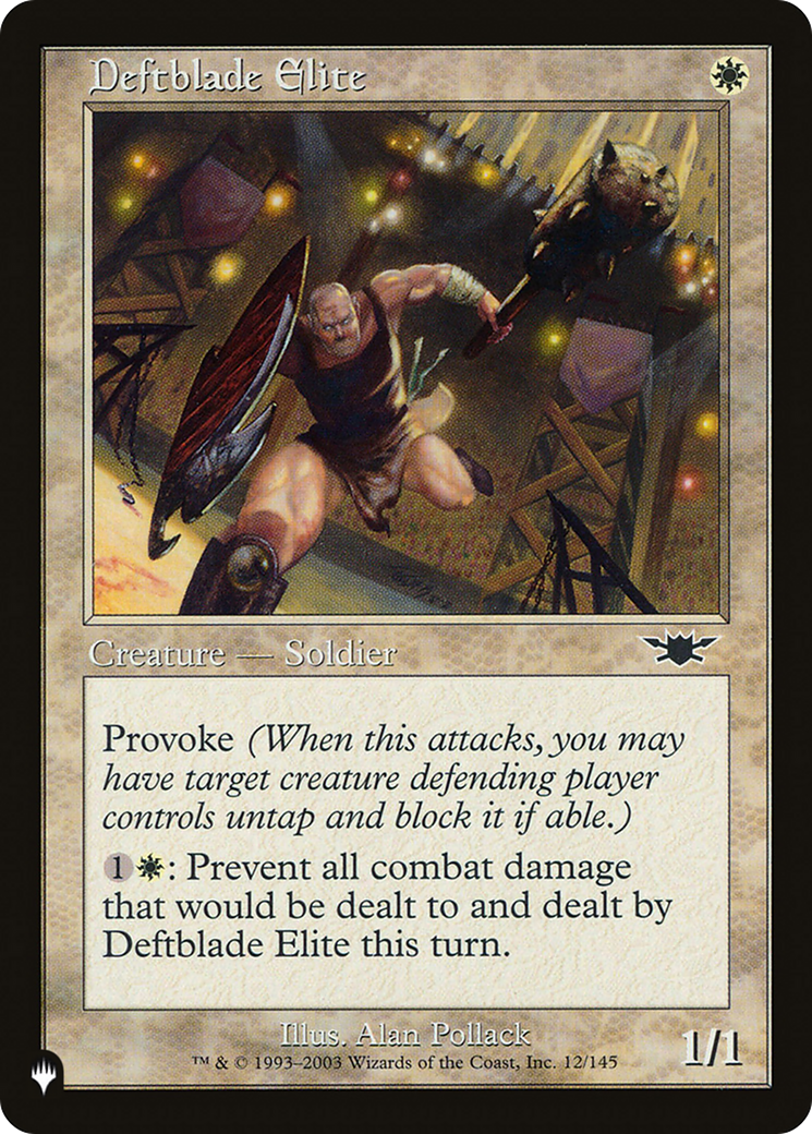 Deftblade Elite [The List Reprints] | Lots Moore NSW