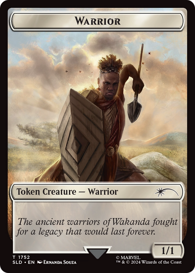 Warrior Token (Rainbow Foil) [Secret Lair Drop Series] | Lots Moore NSW