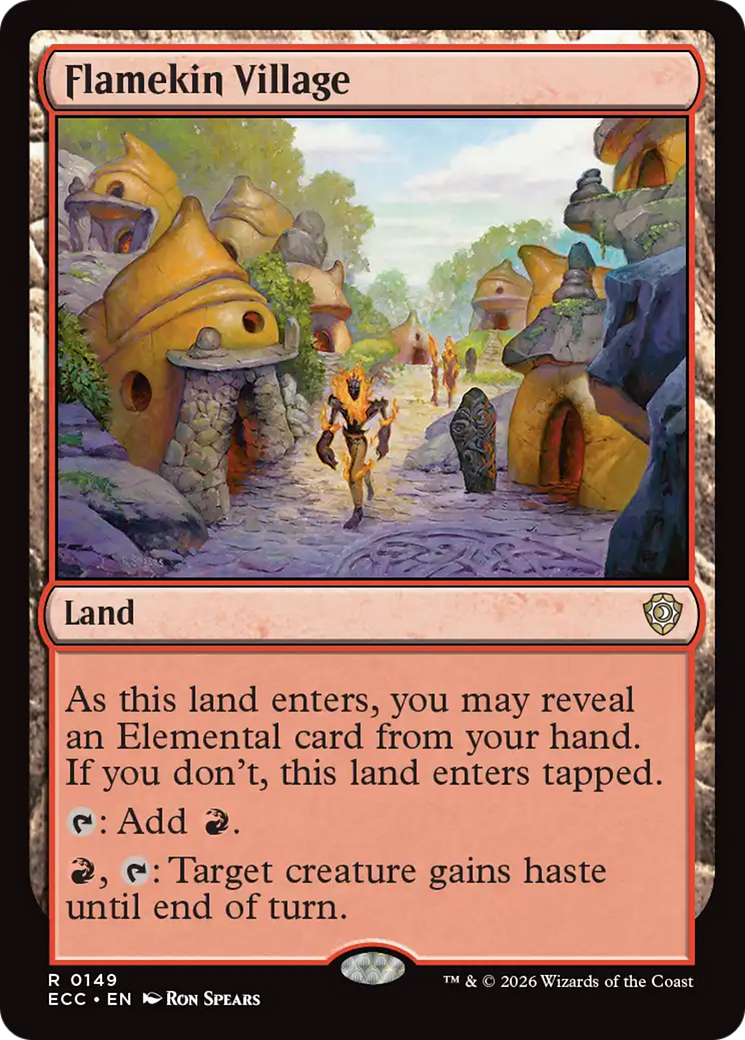 Flamekin Village [Lorwyn Eclipsed Commander] | Lots Moore NSW