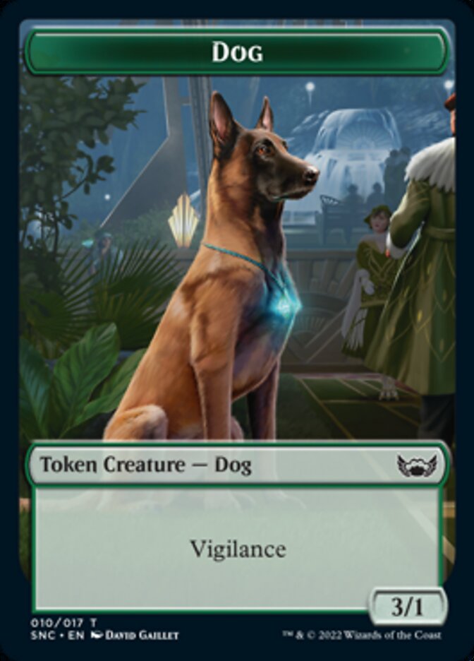 Fish // Dog Double-Sided Token [Streets of New Capenna Tokens] | Lots Moore NSW