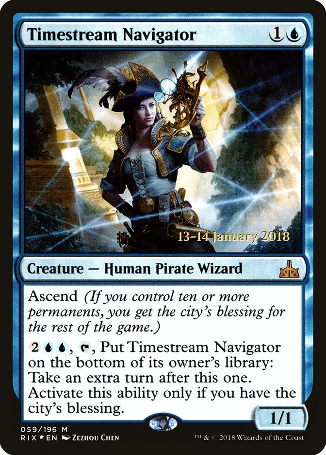 Timestream Navigator [Rivals of Ixalan Prerelease Promos] | Lots Moore NSW