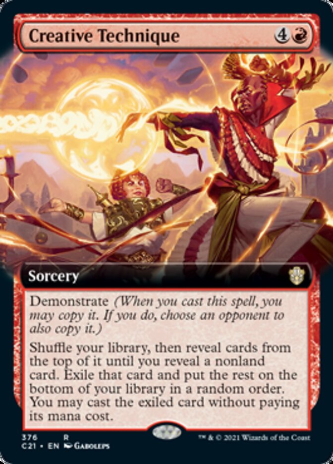 Creative Technique (Extended Art) [Commander 2021] | Lots Moore NSW