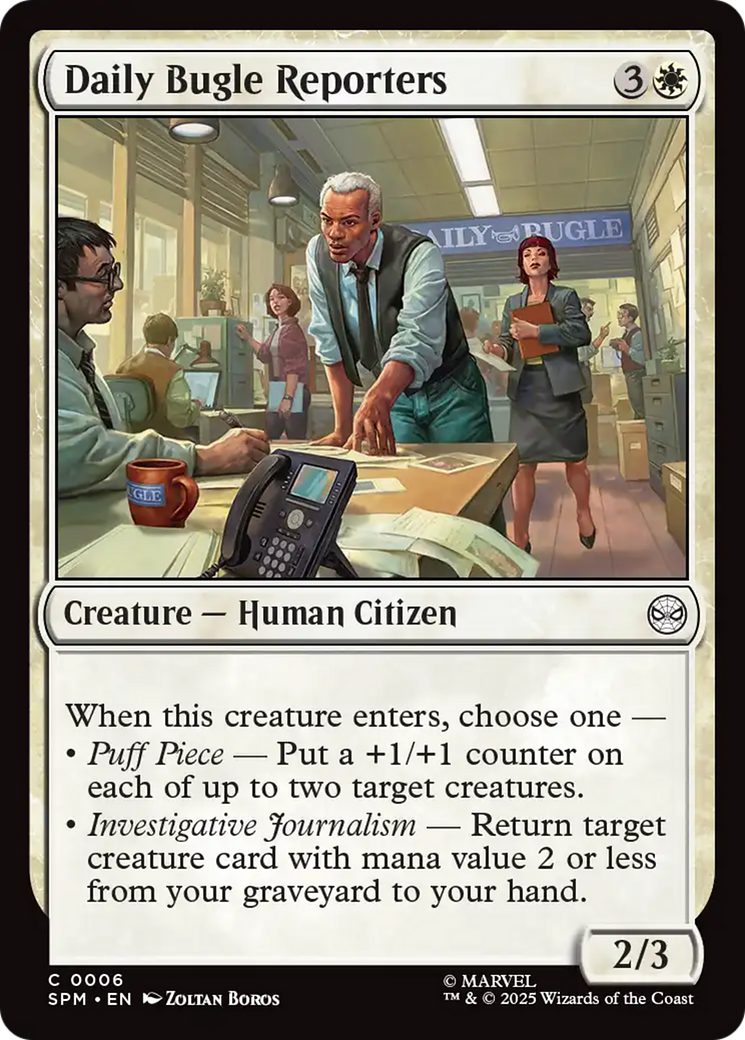 Daily Bugle Reporters [Marvel's Spider-Man] | Lots Moore NSW
