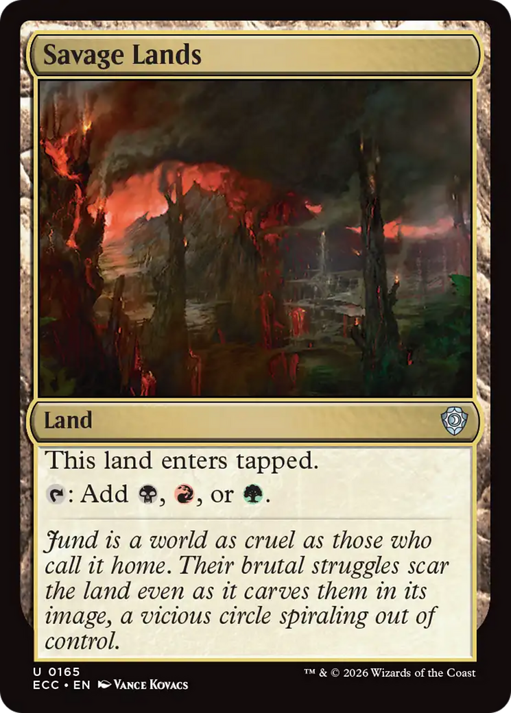 Savage Lands [Lorwyn Eclipsed Commander] | Lots Moore NSW