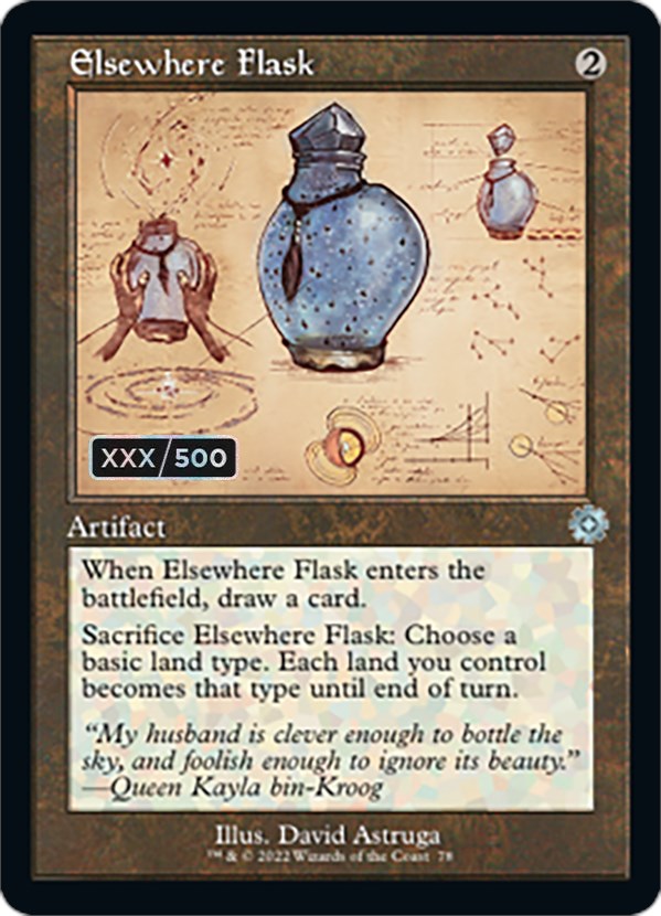 Elsewhere Flask (Retro Schematic) (Serialized) [The Brothers' War Retro Artifacts] | Lots Moore NSW