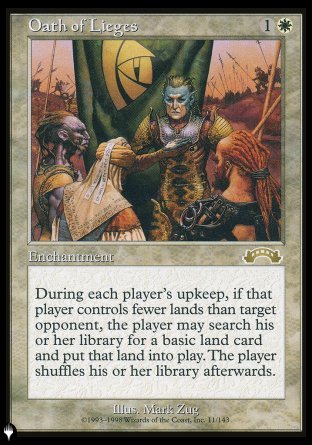 Oath of Lieges [The List] | Lots Moore NSW